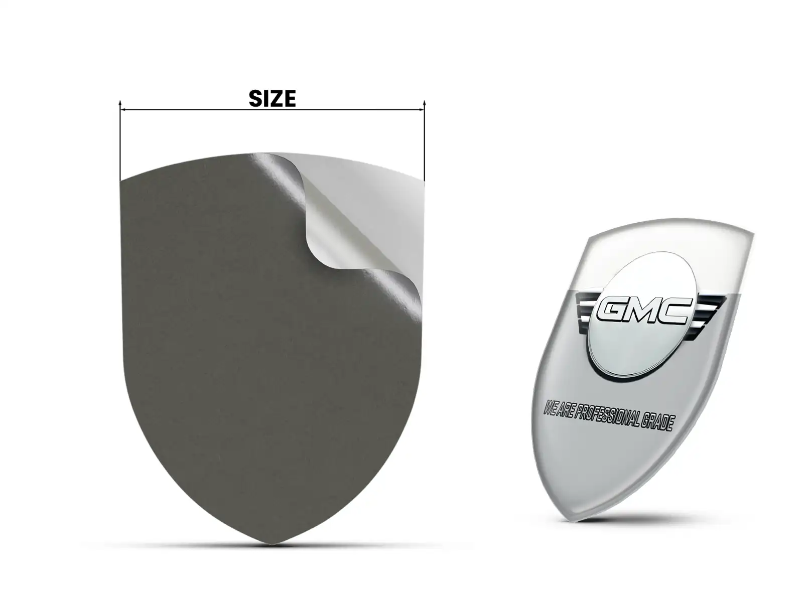 GMC Heckscheibenaufkleber Tuning Stern Minimal